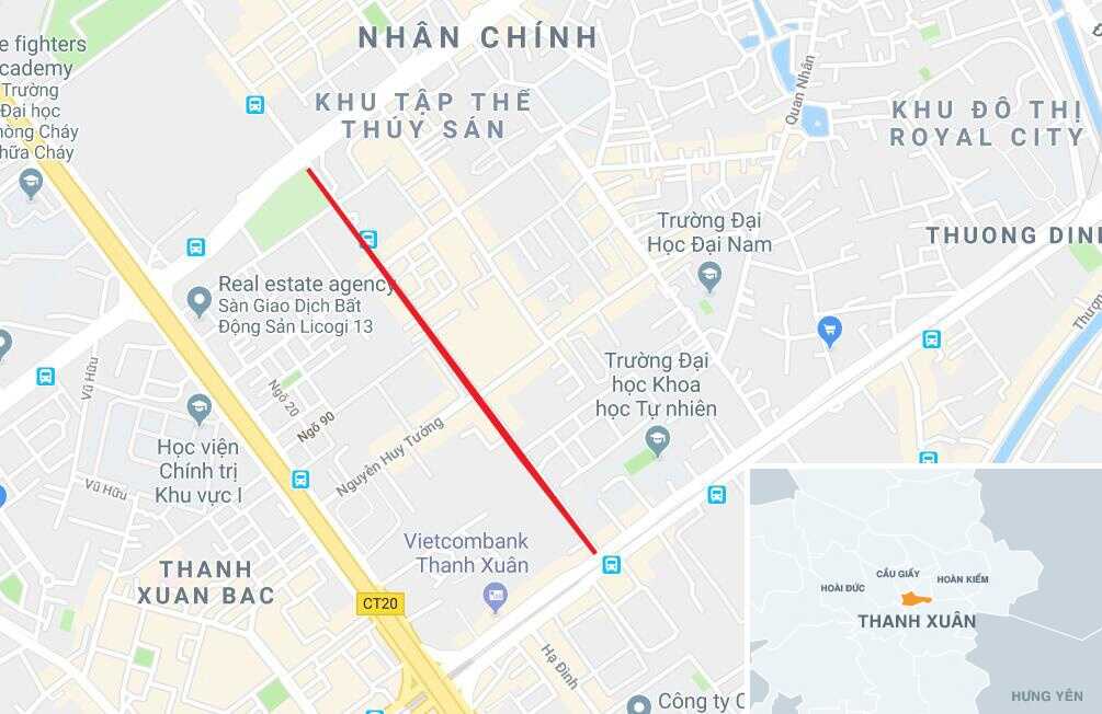 Đường Nguyễn Tuân, quận Thanh Xuaân